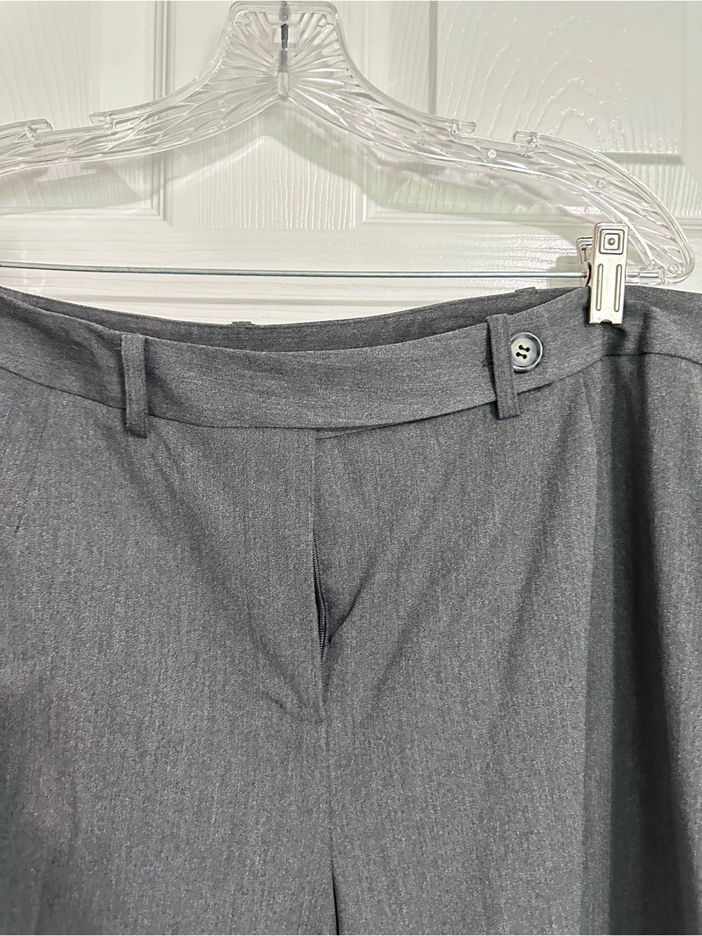 Talbots Woman Petites Charcoal Stretch Trousers